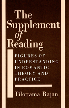 Paperback The Supplement of Reading: Figures of Understanding in Romantic Theory and Practice Book