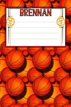 Paperback Basketball Life Brennan: College Ruled Composition Book