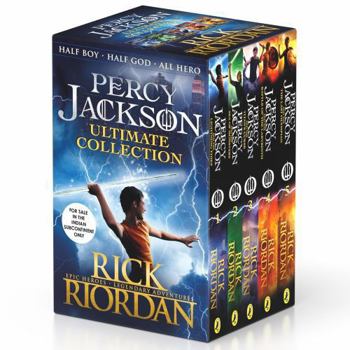 Rick Riordan Percy Jackson and the Olympians Series – Complete 5-Book Box Set Collection