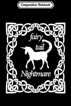 Paperback Composition Notebook: Unicorn Scorpion Fairy Tale Nightmare Halloween Journal/Notebook Blank Lined Ruled 6x9 100 Pages Book