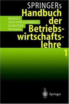 Paperback Springers Handbuch Der Betriebswirtschaftslehre 1 [German] Book