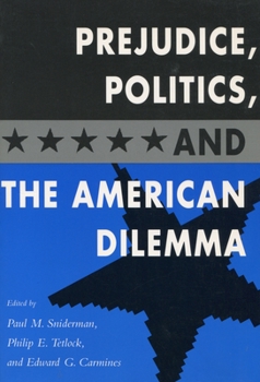 Paperback Prejudice, Politics, and the American Dilemma Book