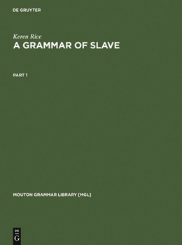 Hardcover A Grammar of Slave Book