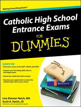 Paperback Catholic High School Entrance Exams for Dummies Book