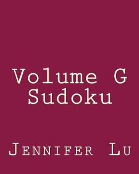 Paperback Volume G Sudoku: 80 Easy to Read, Large Print Sudoku Puzzles [Large Print] Book