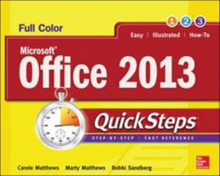 Paperback Microsoft Office 2013 QuickSteps Book