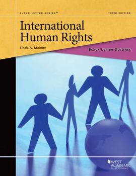 Paperback Black Letter Outline on International Human Rights (Black Letter Outlines) Book