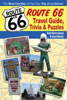 Paperback Route 66 Travel Guide, Trivia, & Puzzles Book