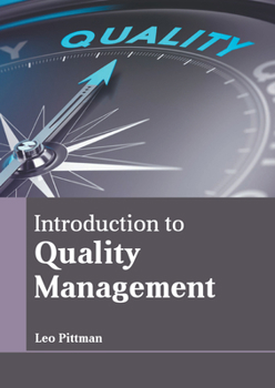 Hardcover Introduction to Quality Management Book