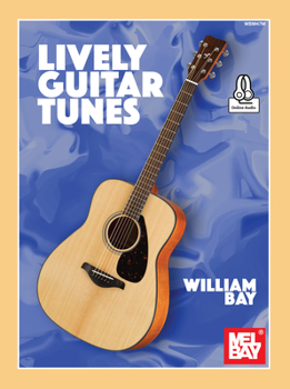 Paperback Lively Guitar Tunes Book