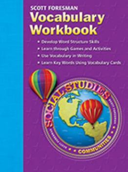Paperback Social Studies 2005 Vocabulary Workbook Grade 3 Book