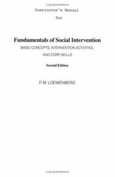 Hardcover Fundamentals of Social Intervention: Basic Concepts, Intervention Activities, and Core Skills Book