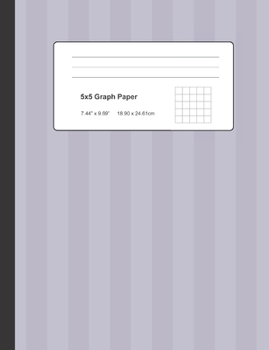 5x5 graph paper: Graph Paper Composition Notebook 100  Numbered pages/ 9.69 in. x 7.44 in.  Quad Ruled 5x5 Composition Notebook