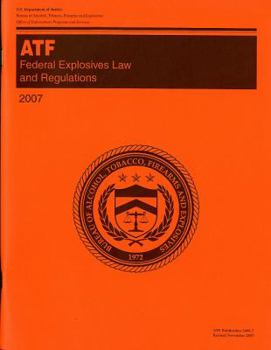 Paperback Federal Explosives Law and Regulations Book