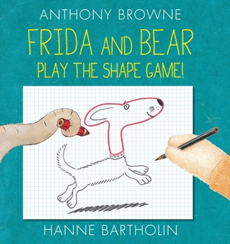 Hardcover Frida and Bear Play the Shape Game! Book