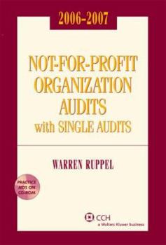 Paperback Not-For-Profit Organization Audits with Single Audits [With CDROM] Book