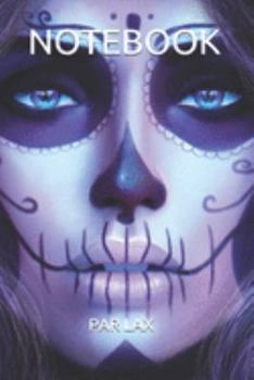 NOTEBOOK: Dia De Los Muertos Sugar Skull Day of the dead - Large 6 x 9 - Blush Notes 120 Pages