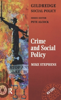 Hardcover Crime and Social Policy Book