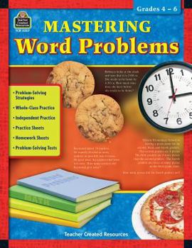 Paperback Mastering Word Problems Grades 4-6 Book