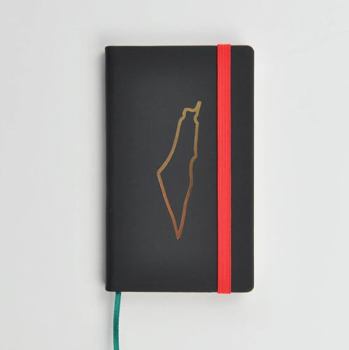 Hardcover Map of Palestine Pocket Journal Book