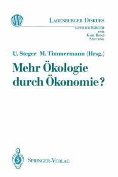 Paperback Mehr Ökologie Durch Ökonomie? [German] Book