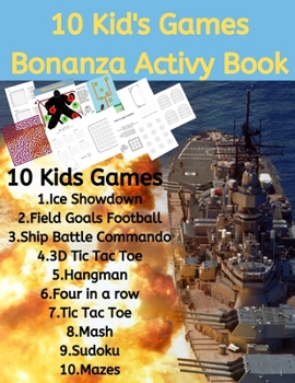 10 Kid's Games Bonanza Activity Book