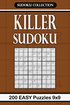 Paperback Killer Sudoku: 200 Easy Puzzles 9x9 Sudoku Collection Book