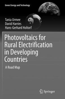 Paperback Photovoltaics for Rural Electrification in Developing Countries: A Road Map Book
