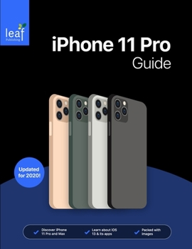 Paperback iPhone 11 Pro Guide Book