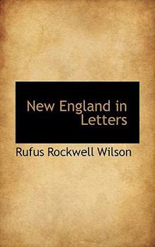 Paperback New England in Letters Book