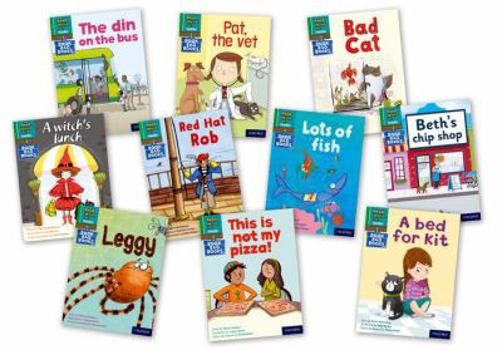 Paperback Read Write Inc. Phonics Book Bag Books: Green Set 1 Storybooks Mixed Pack of 10 Book