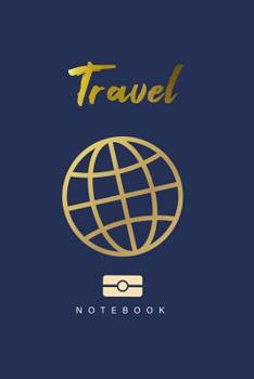 Paperback Travel Notebook: US Passport Blue Travel Notebook For Travelers Book