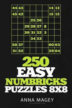 250 Easy Numbricks puzzles 8x8