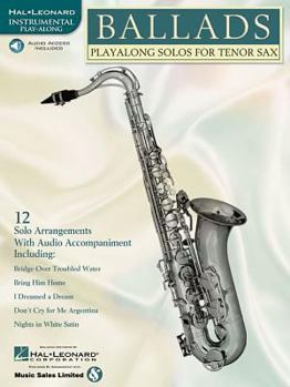 Paperback Ballads: Play-Along Solos for Tenor Sax Book