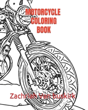 Paperback Motorcycle Coloring Book