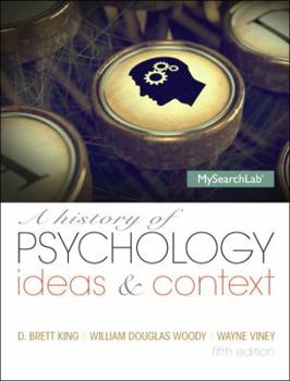 Hardcover A History of Psychology: Ideas and Context Book