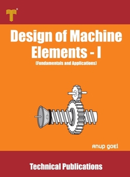 Paperback Design of Machine Elements - I Book
