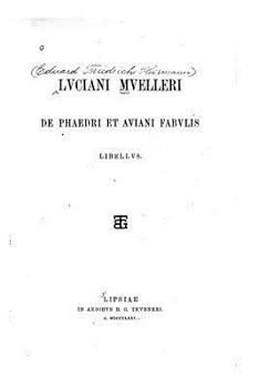 Paperback Luciani Muelleri De Phaedri et Aviani fabulis libellus [Latin] Book