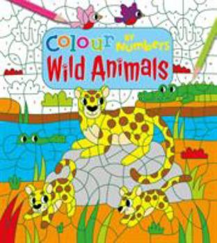 Paperback Colour by Numbers: Wild Animals Book