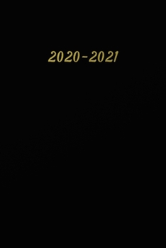 Paperback 2020 - 2021: Schwarzer Wochenkalender f?r 2 Jahre - Kalender - Zielsetzung - Zeitmanagement - Produktivit?t - Terminplaner - Termin [German] Book