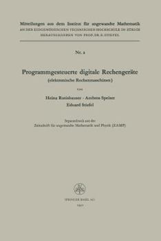 Paperback Programmgesteuerte Digitale Rechengeräte (Elektronische Rechenmaschinen) [German] Book