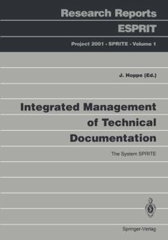 Paperback Integrated Management of Technical Documentation: The System Sprite Book