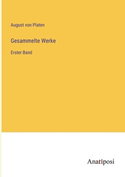 Paperback Gesammelte Werke: Erster Band [German] Book