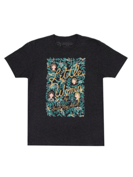 Misc. Puffin in Bloom: Little Women Unisex T-Shirt Large Book