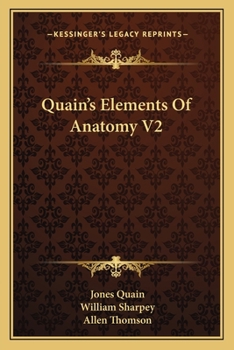 Paperback Quain's Elements Of Anatomy V2 Book