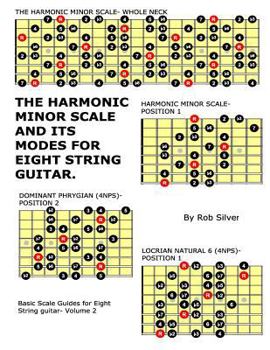 Paperback The Harmonic Minor Scale and its Modes for Eight String Guitar Book