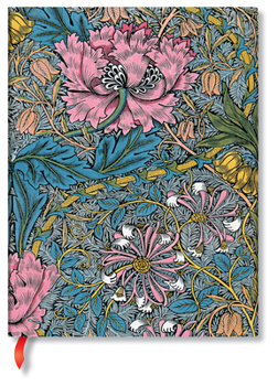Misc. Morris Pink Honeysuckle Ultra Lined Hardcover Journal, 144pg, 120gsm by Paperblanks (William Morris) Book