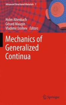 Hardcover Mechanics of Generalized Continua Book