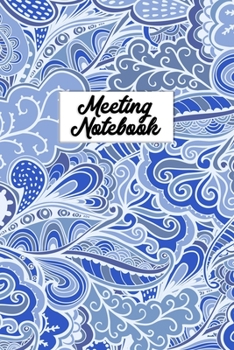 Meeting Notebook: Topics, Takeaways, Action Items & Follow-Ups - Undated Meeting Notes Agenda Organizer