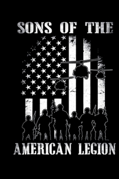 Sons Of The American Legion: Veterans day Notebook 6 x 9 Blank Notebook, notebook journal, Dairy, 100 pages.